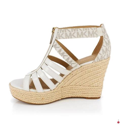 michael kors sandales compensées|michael kors heeled sandals sale.